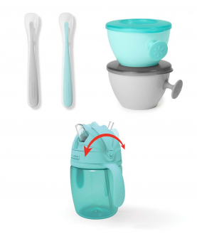 Easy-Feed Mealtime Set-Grey