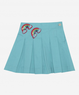 Easy Breezy Skirt-Aqua Blue