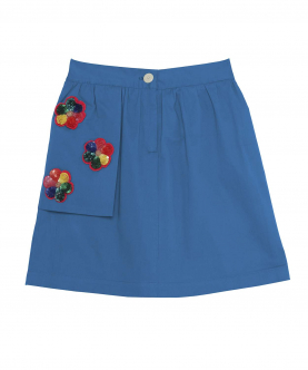 Easy Breezy Skirt-Dark Blue