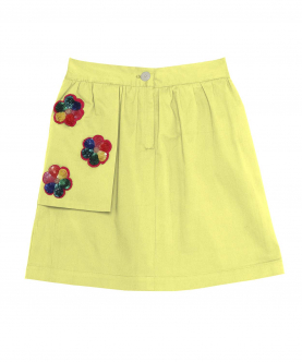 Easy Breezy Skirt-Yellow
