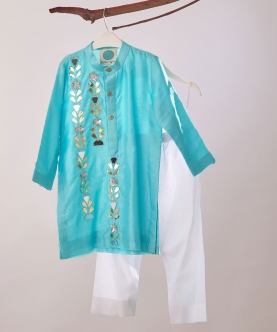 Embroidered Kurta With Pant