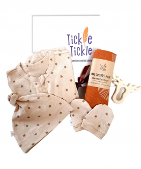 TickleTickle Essential New Born Organic Gift Hamper-Stardust