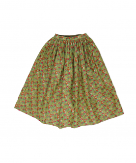 Chartreuse Banarasi Skirt