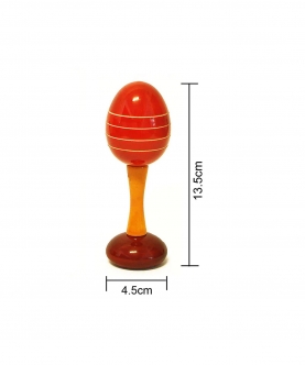 Maraca Rattle Red Toy