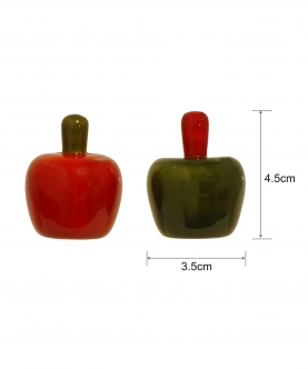 Handcrafted Fridge Magnet -Apple Set | Wooden Fridge Magnets
