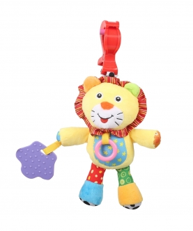 Lion Yellow Hanging Pulling Toy With Teether