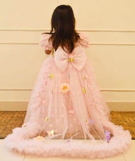 Baby Pink Flower Gown