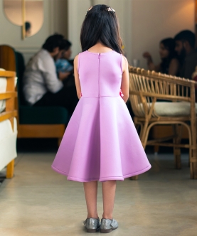 Lilac Neoprene Dress