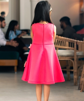 Pink Neoprene Dress