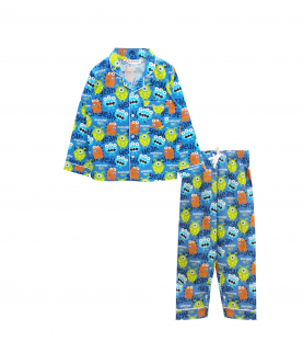 Personalised Monster Party Pajama Set For Kids