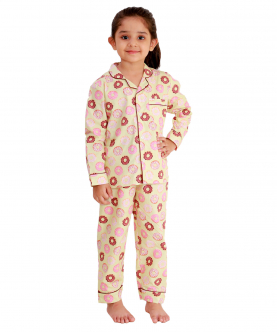 Mini Me Personalised Donut Disturb Pajama Set