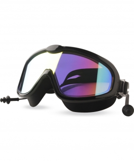 Full Vision Swimming Goggles With Integrated Earplug