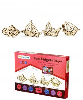 Fun Fidgets - Ships - Set of 4 Models
