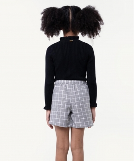 One Friday Checkered Whispers Mini Skirt For Kids Girls