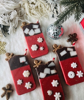 Gingerbread Hot Chocolate Soap