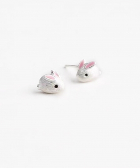 3D Rabbit Earrings