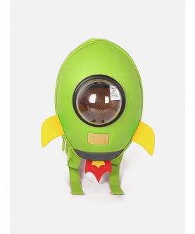 Green Rocket Backpack For Toddlers