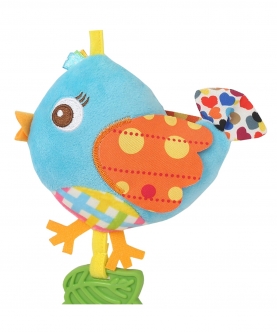 Chirpy Birdy Blue Hanging Musical Toy