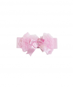 Pink Frilly Headband