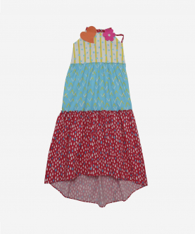 Hygge Dress Abstract And Multiple Polka Dots
