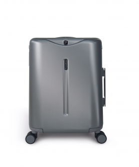 Charcoal Grey Ride-On Trolley Carry-On Luggage 18 Inches