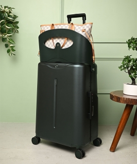 Forest Green Ride On Trolley Carry-On Luggage 24 Inches