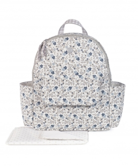Delia Blue Backpack Diaper Changing Bag