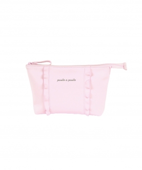 Nido Flounce Pink Travel Essentials Pouch