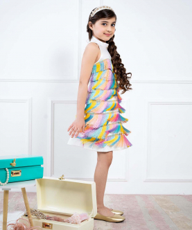 Multicolour Tassel Dress
