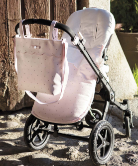 Chelsea Pink Stroller Caddy Diaper Bag
