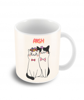 Cat Couple Coffee Mug