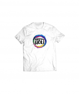 Happy Holi Circle Holi T-Shirt