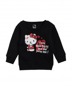 Hello Kitty Girls Sweatshirt Black 