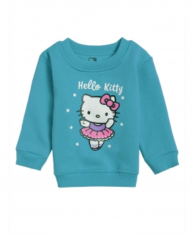  Hello Kitty Girls Sweatshirt Green 