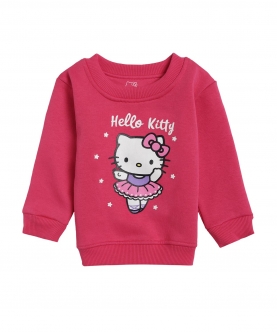  Hello Kitty Girls Sweatshirt Fuchsia 