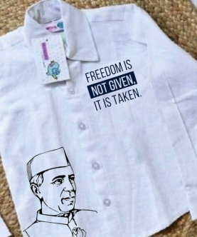 Jawahar Lal Nehru Handpainted Shirt