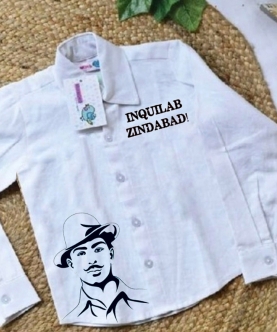 Handpainted Bhagat Singh Shirt