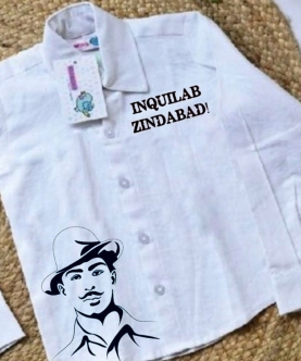Handpainted Bhagat Singh Shirt