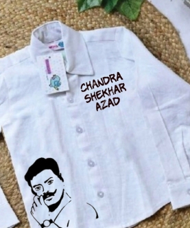 Handpainted Chandra Shekhar Azad Shirt