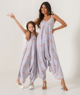 Mother Daughter Slate Grey Palazzo Jumpsuit