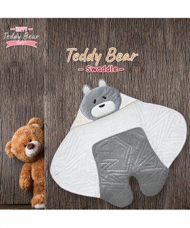 Personalised Teddy Bear Swaddle