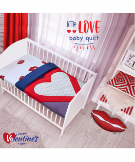 Personalised Little Love Baby Quilt