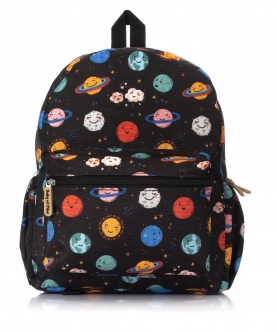 Galaxy Print School Backpack 3 To 7 Years