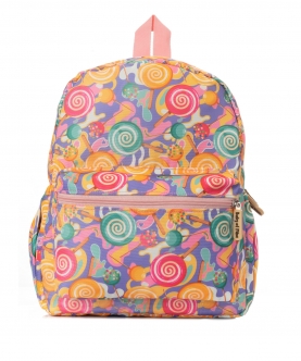 Candy Print School Backpack 3 To 7 Years