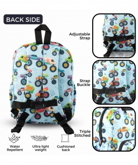 Rainbow Print School Backpack 3 To 7 Years