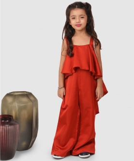 Jelly Jones Asymentric Jumpsuit Coral Brown