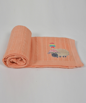 Pastel Peach Kids Blanket