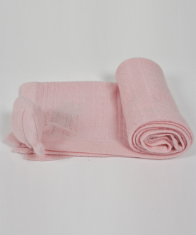 Pastel Pink Ele Blanket
