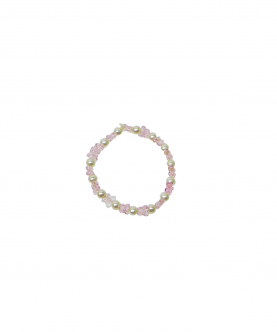 Baby Pink Colored Beaded Pearl Bracelet