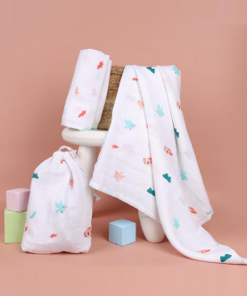 Pink Bunnies Organic Swaddle (Pack Of 2)